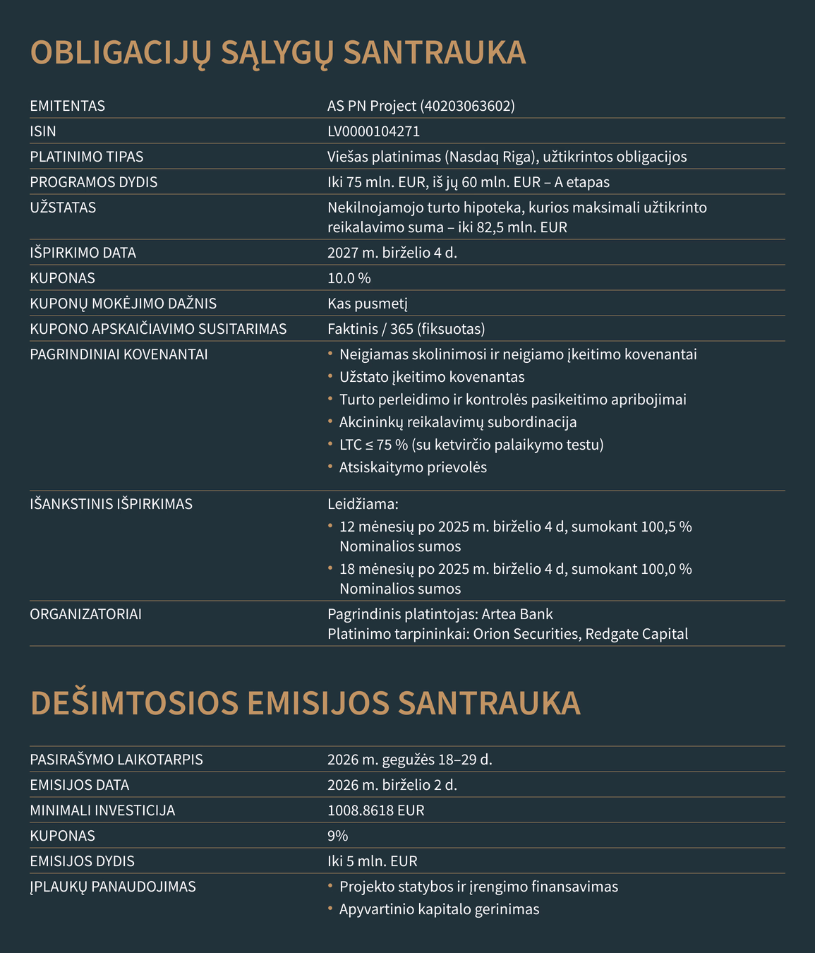 Pagrindinė informacija